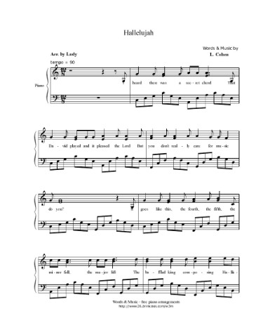 hallelujah chorus easy piano pdf